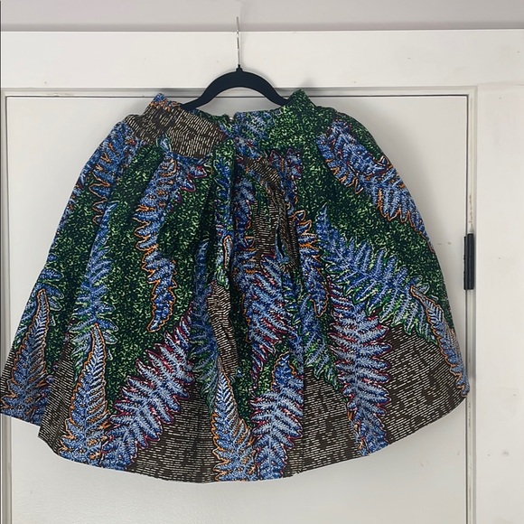 Ankara Skirt Floral Patterned Skirt - Multicolor - Picture 1 of 3